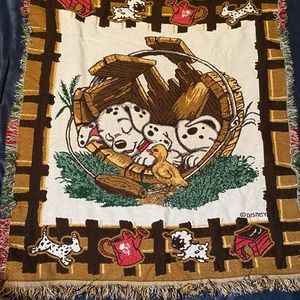 Vintage throw blanket
